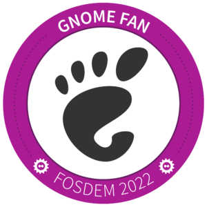 GNOME FAN, FOSDEM 2022